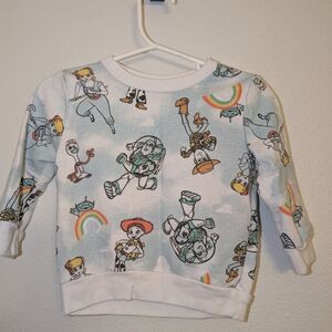 Disney Toy Story Character Sweatshirt Size 3-6 Months